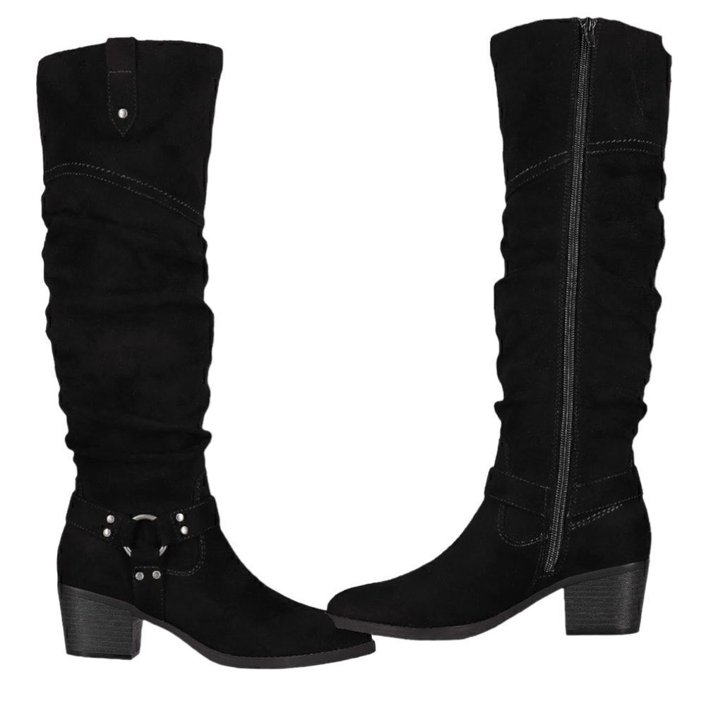 Indigo Rd Women's Zayden-A Harness Boot in the Size 9.5M in Black Color